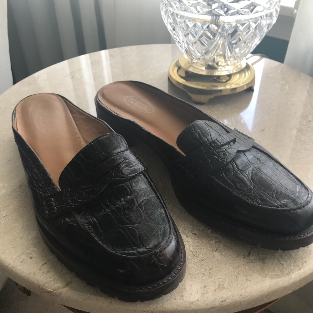 Talbots Size 10B Backless Loafers